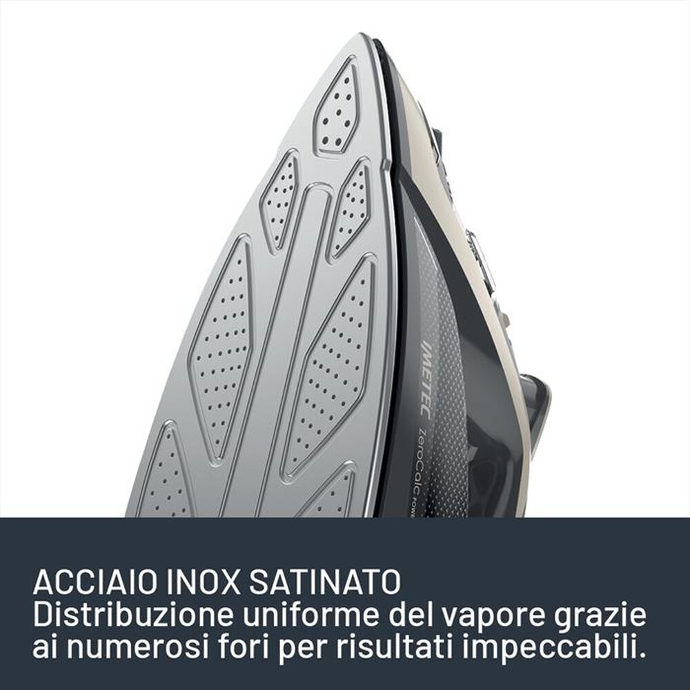 Immagine del prodotto IMETEC - Ferro a vapore ZEROCALC POWER-Nero/Sabbia