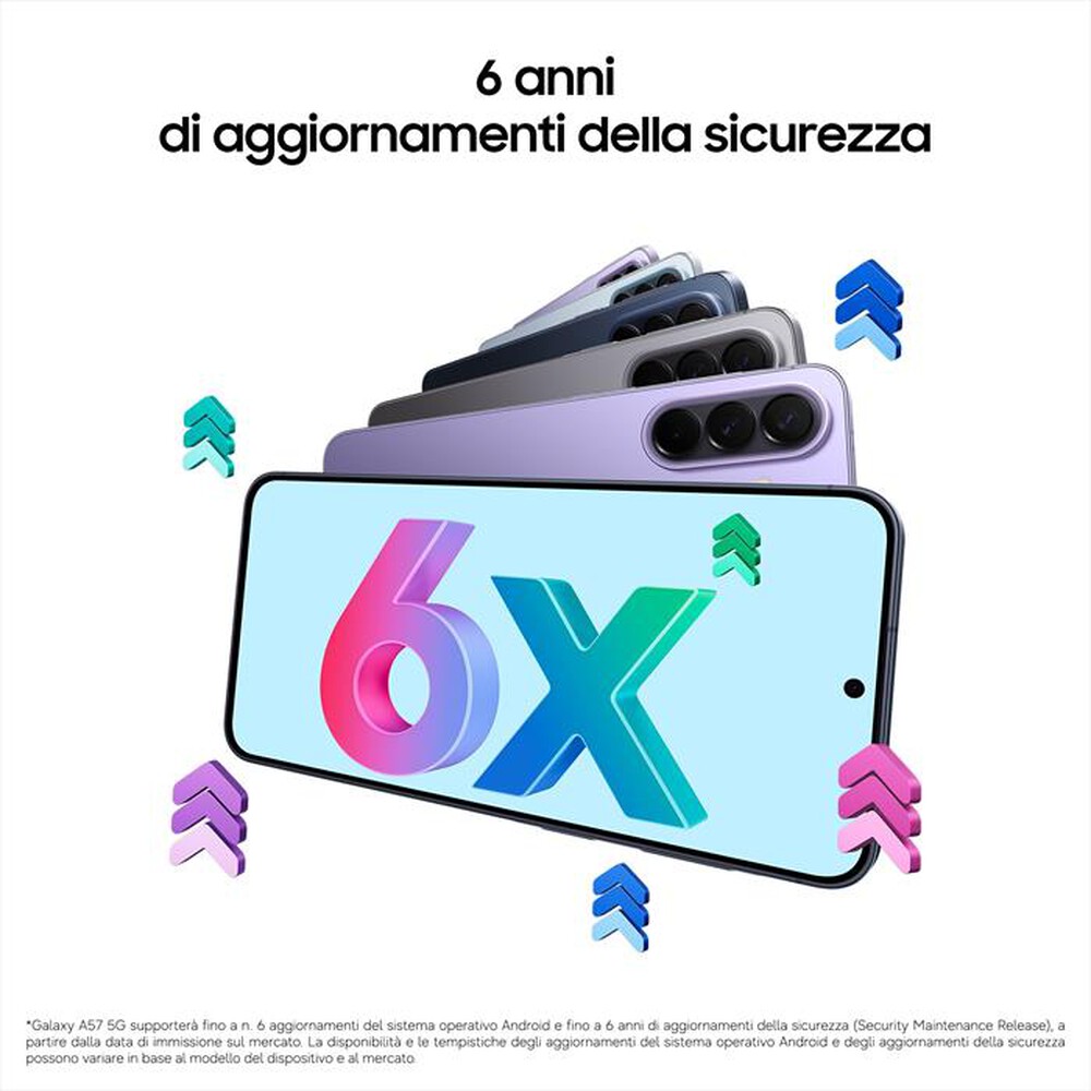 Immagine del prodotto SAMSUNG - Smartphone Galaxy A57 5G 256GB-Awesome Gray
