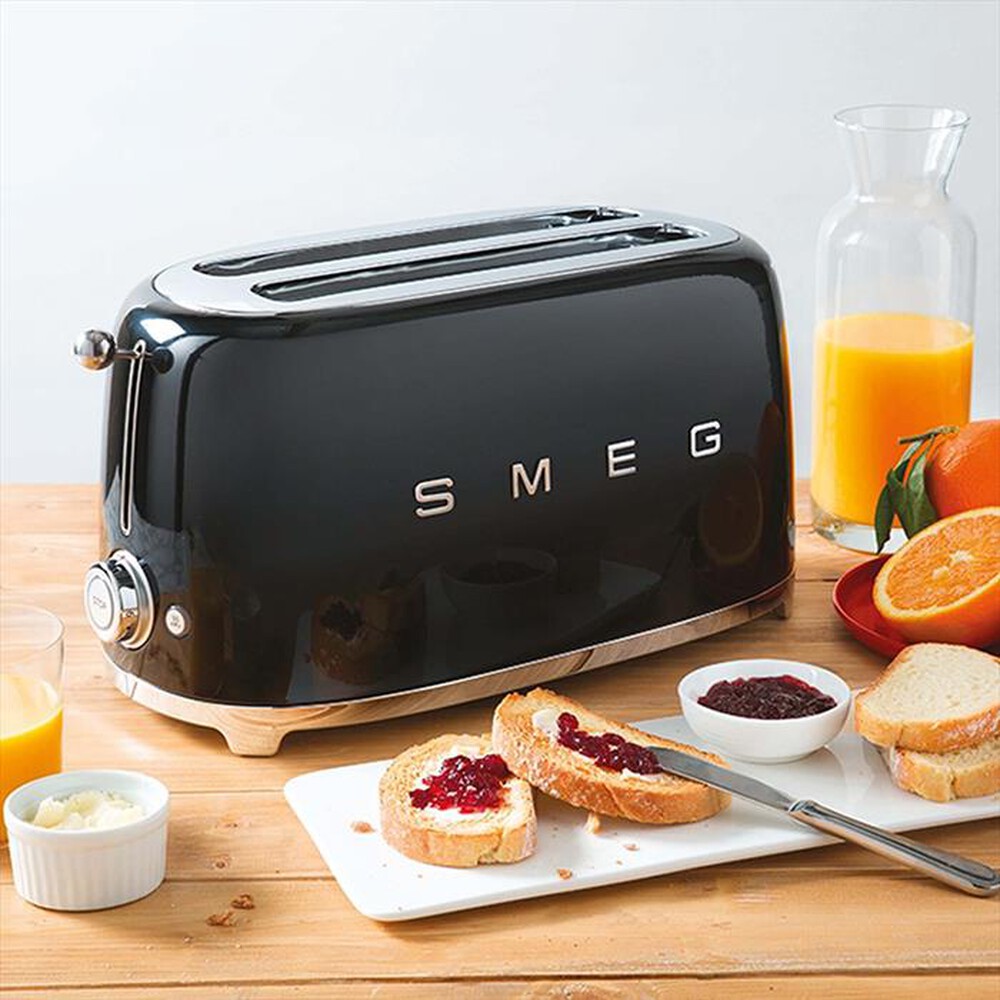 Immagine del prodotto SMEG - Tostapane 50's Style  2x2 fette &ndash; TSF01BLEU-nero