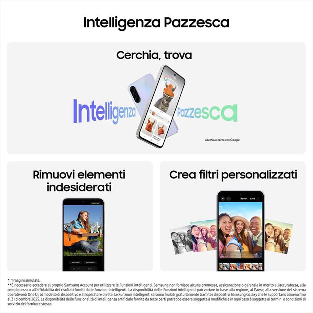 Immagine del prodotto SAMSUNG - Smartphone Galaxy A36 5G 128GB-Awesome Black