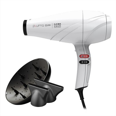 GAMA - Asciugacapelli PLUMA 5500-Bianco