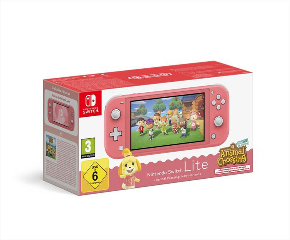 Immagine del prodotto NINTENDO - SWITCH LITE + ANIMAL CROSSING NH-Corallo