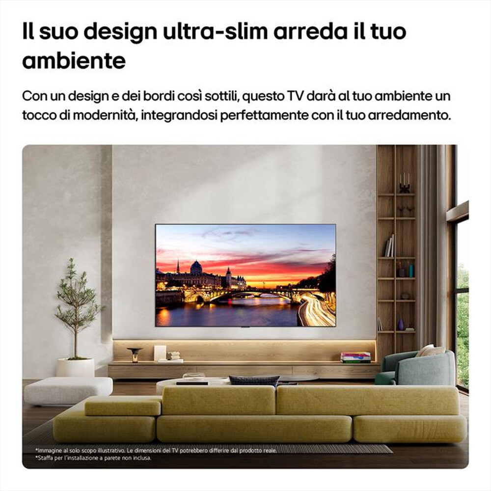 Immagine del prodotto LG - Smart TV OLED Evo AI 4K 42" C6 PRO OLED42C66LB-Charcoal Black