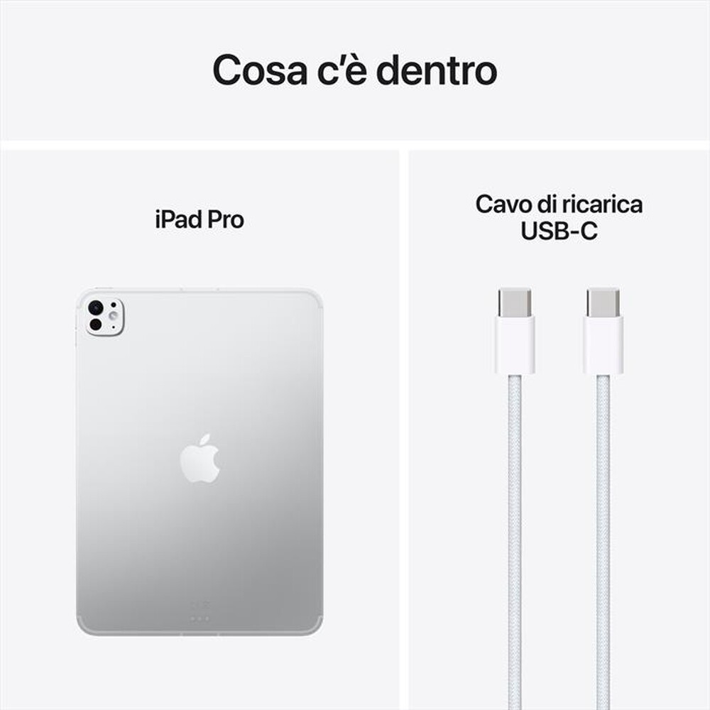 Immagine del prodotto APPLE - iPad Pro 11" M5 WiFi + Cellular 2TB-Argento