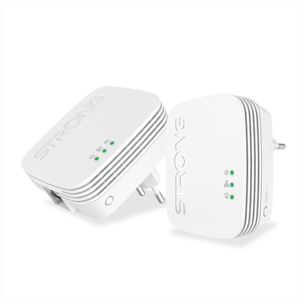 Immagine del prodotto STRONG - Kit di 2 adattatori Powerline 600 Mini PL600MDUO-BIANCO