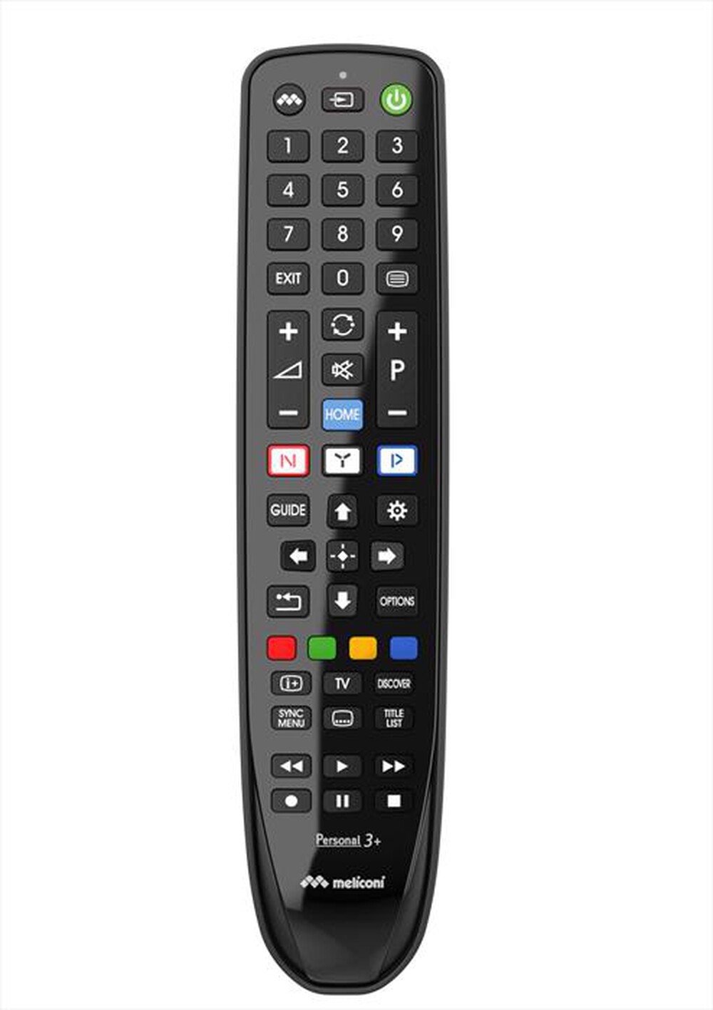 Immagine del prodotto MELICONI - Telecomando GUMBODY PERSONAL 3+ SONY-Nero lucido / nero opaco / cor
