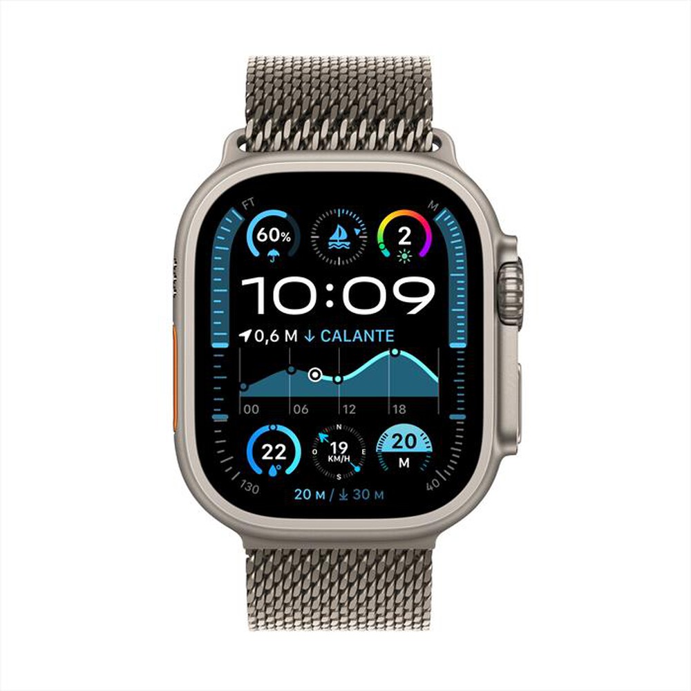 Immagine del prodotto APPLE - Watch Ultra 2 GPS + Cellular 49mm Titanio-Naturale - Loop Milanese - M