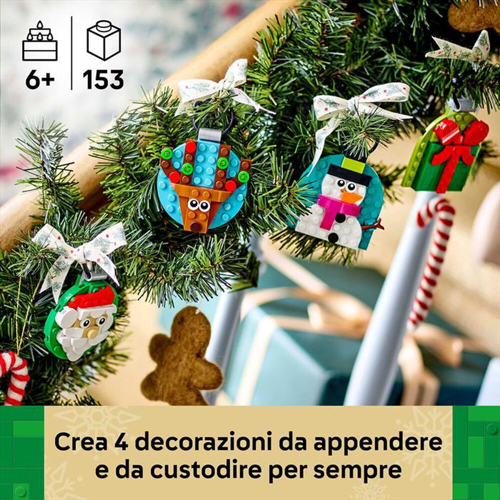 Immagine del prodotto LEGO - SEASONS AND OCCASIONS Decorazioni natalizie 40744
