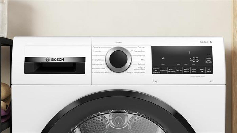 Immagine del prodotto BOSCH - Asciugatrice WQG24109IT 9Kg Classe E-Bianco