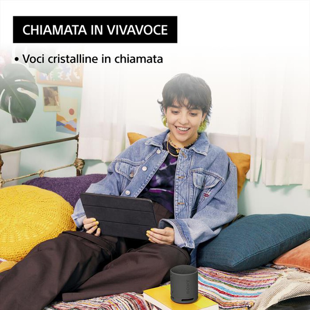 Immagine del prodotto SONY - Speaker SRSXB100H.CE7-Grigio