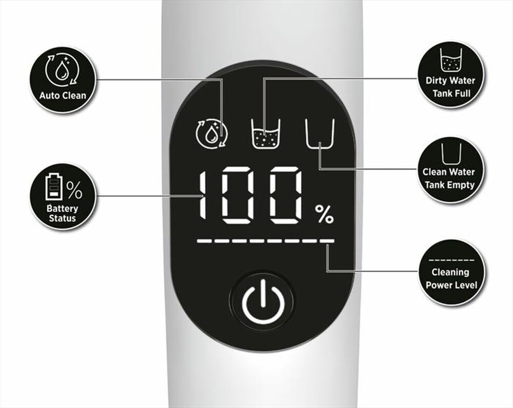 Immagine del prodotto HOOVER - Lavapavimenti HW500 011-Grigio, Bianco