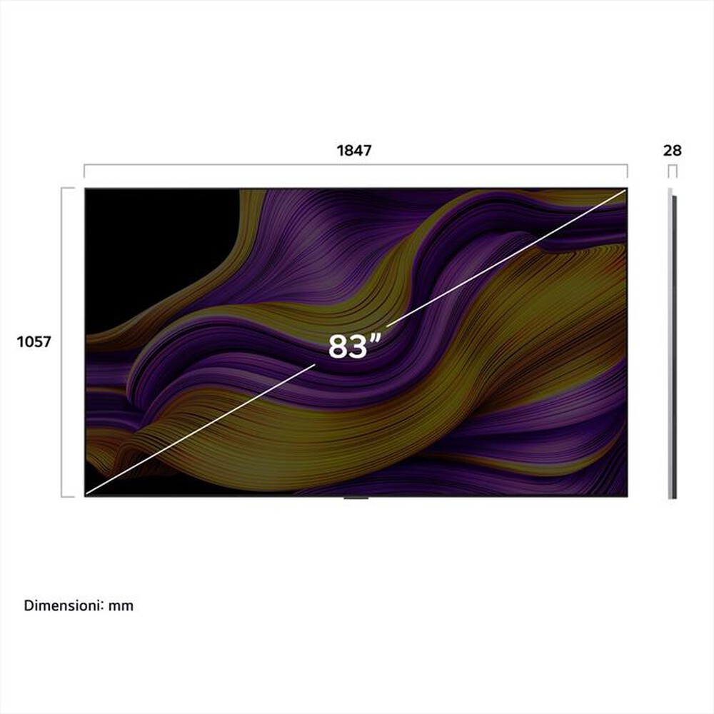 Immagine del prodotto LG - Smart TV OLED UHD 4K 83" OLED83G54LW-Silver