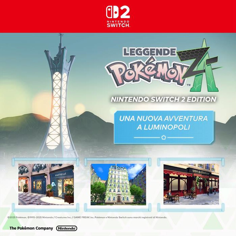 Immagine del prodotto NINTENDO - LEGGENDE POK&Eacute;MON: Z-A NINTENDO SWITCH 2 EDITION