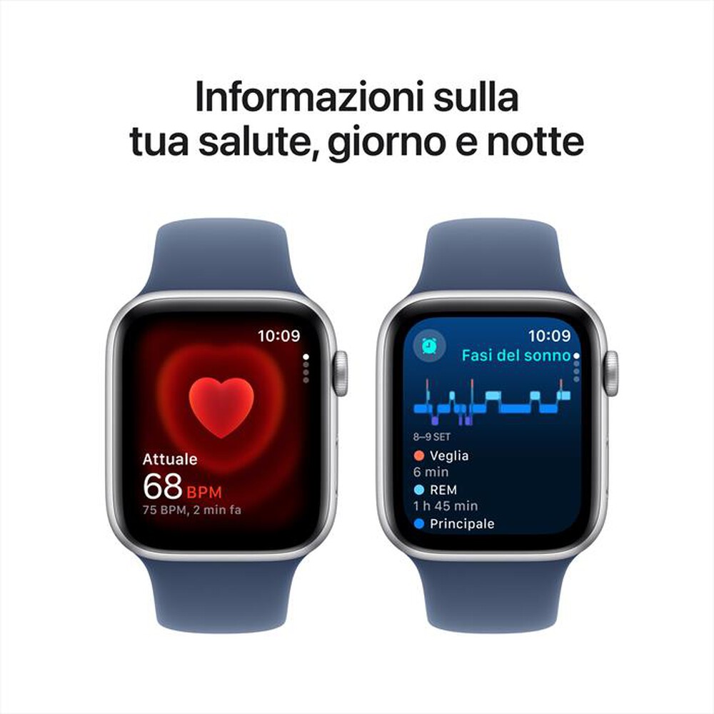 Immagine del prodotto APPLE - Watch SE GPS + Cellular 44mm Cassa Alluminio-Argento Sport Band Denim - S/M