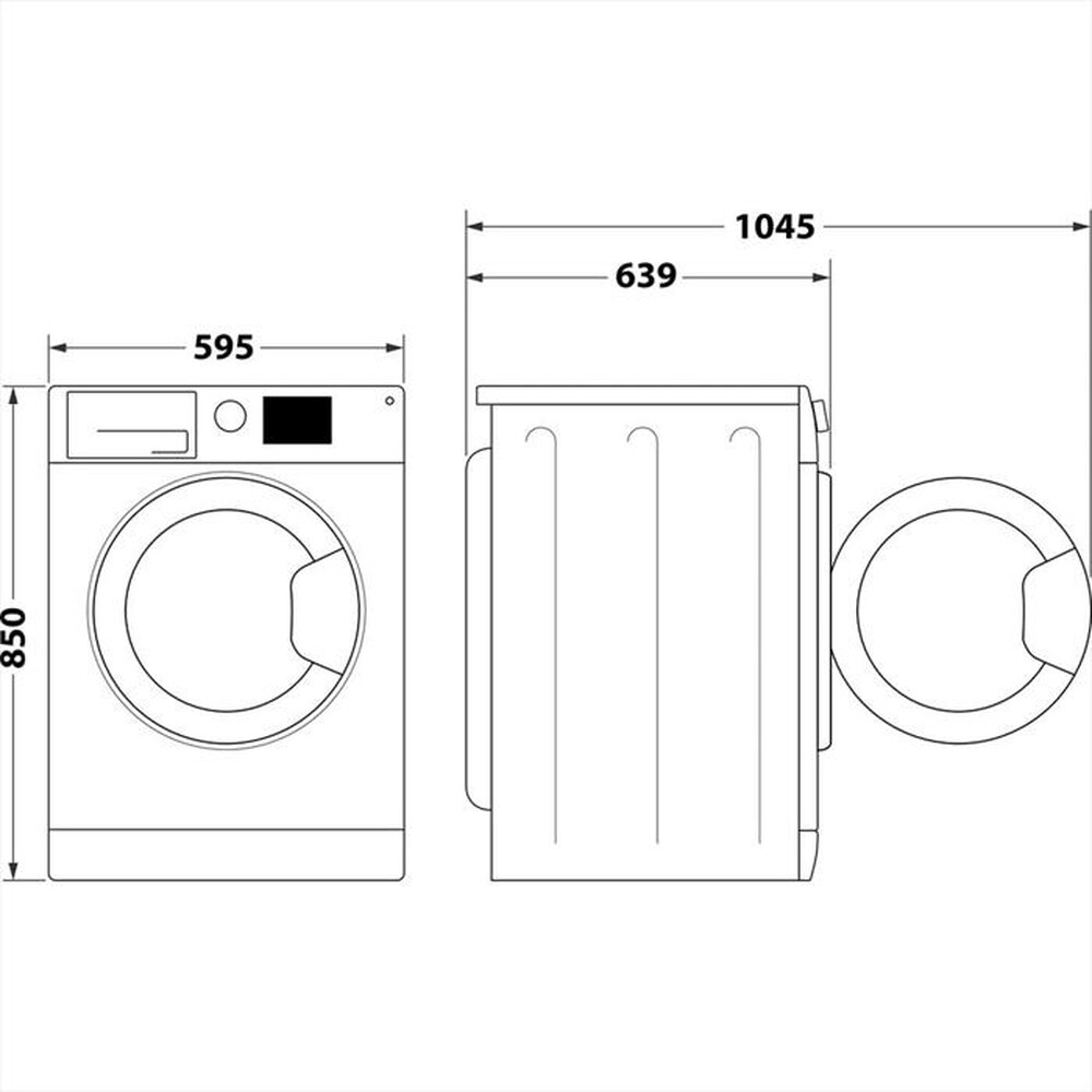 Immagine del prodotto HOTPOINT ARISTON - Lavatrice ACTIVE 40 EU NR6410F WW IT 10 Kg - A-Bianco