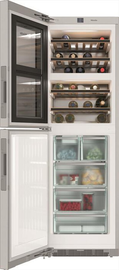 MIELE - Cantinetta KWNS 28462 E ED/CS ClasseD 46 bottiglie-CleanSteel