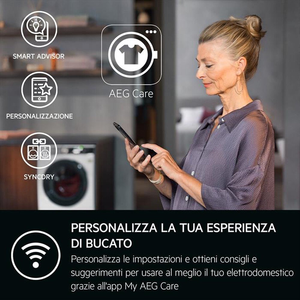 Immagine del prodotto AEG - Lavatrice LR8FH104VY 10 Kg Classe A-Bianco