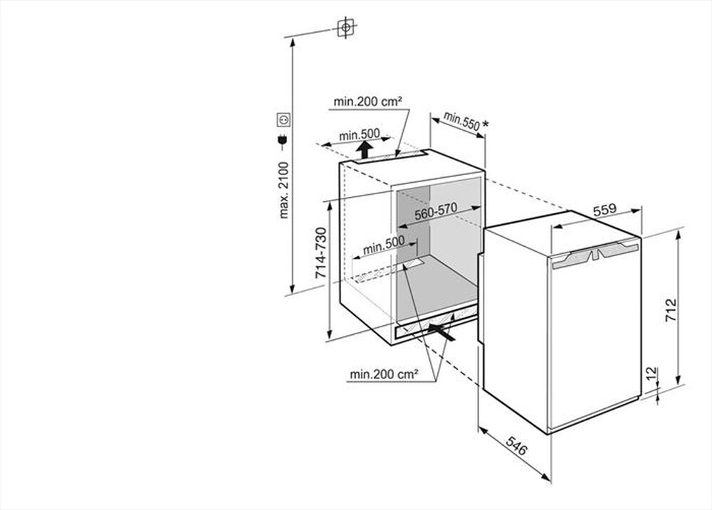 Immagine del prodotto LIEBHERR - Congelatore verticale IFNE 3553-20 Classe E-Bianco