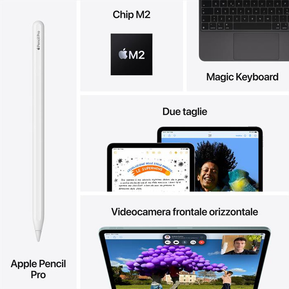Immagine del prodotto APPLE - iPad Air 11'' Wi-Fi + Cellular 256GB-Viola
