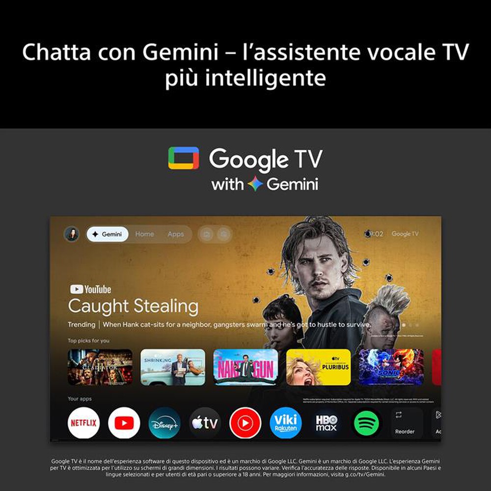 Immagine del prodotto SONY - Smart TV OLED 4K 55" K55A65PB.CEI-NERO