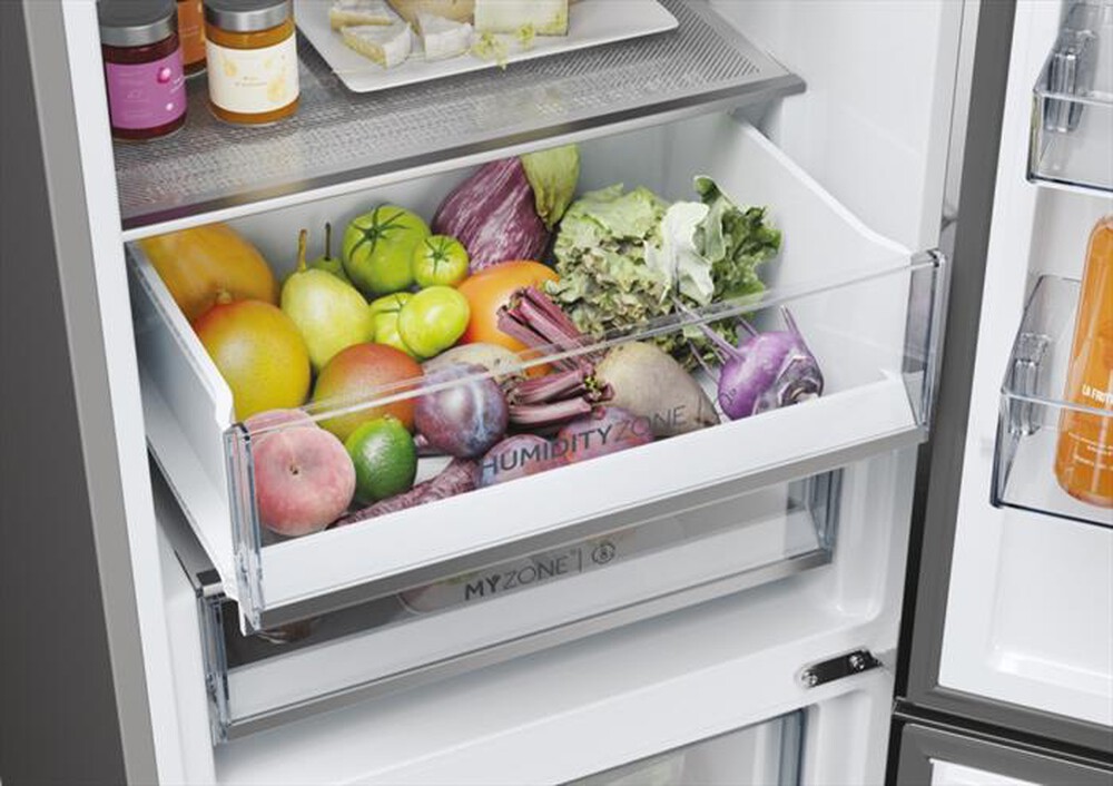 Immagine del prodotto HAIER - Frigorifero combinato HDPW5620BNPK Classe B 409 lt-Acciaio inox