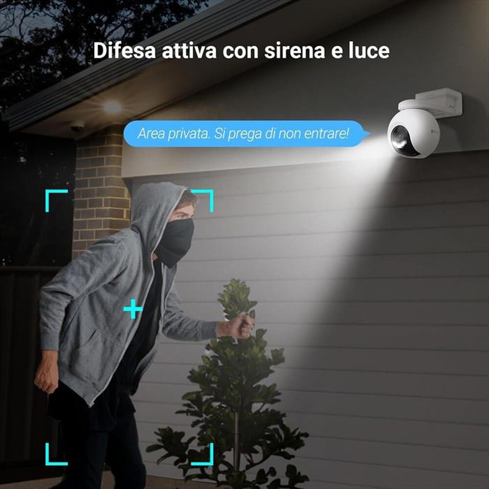 Immagine del prodotto EZVIZ - Kit telecamera WiFi HB8 PRO 4K + SOLAR PANEL-bianco/nero