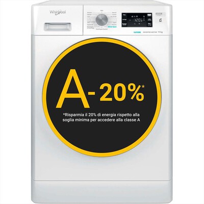 WHIRLPOOL - Lavatrice FFB 1048 BSV IT 10 Kg Classe A