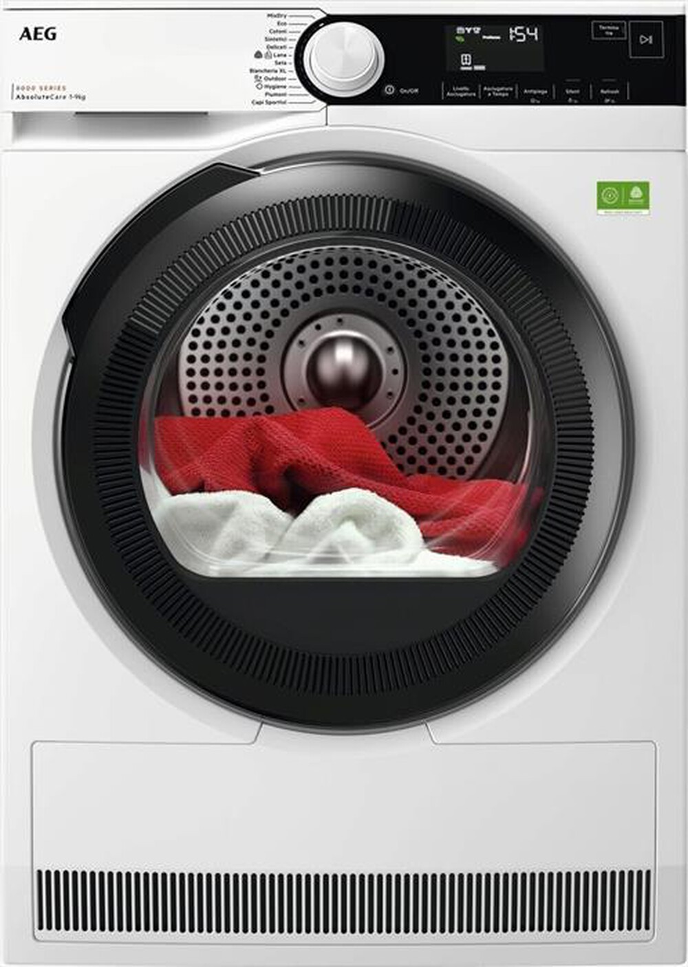 Immagine del prodotto AEG - Asciugatrice TR8HD9B 9Kg Classe B-Bianco