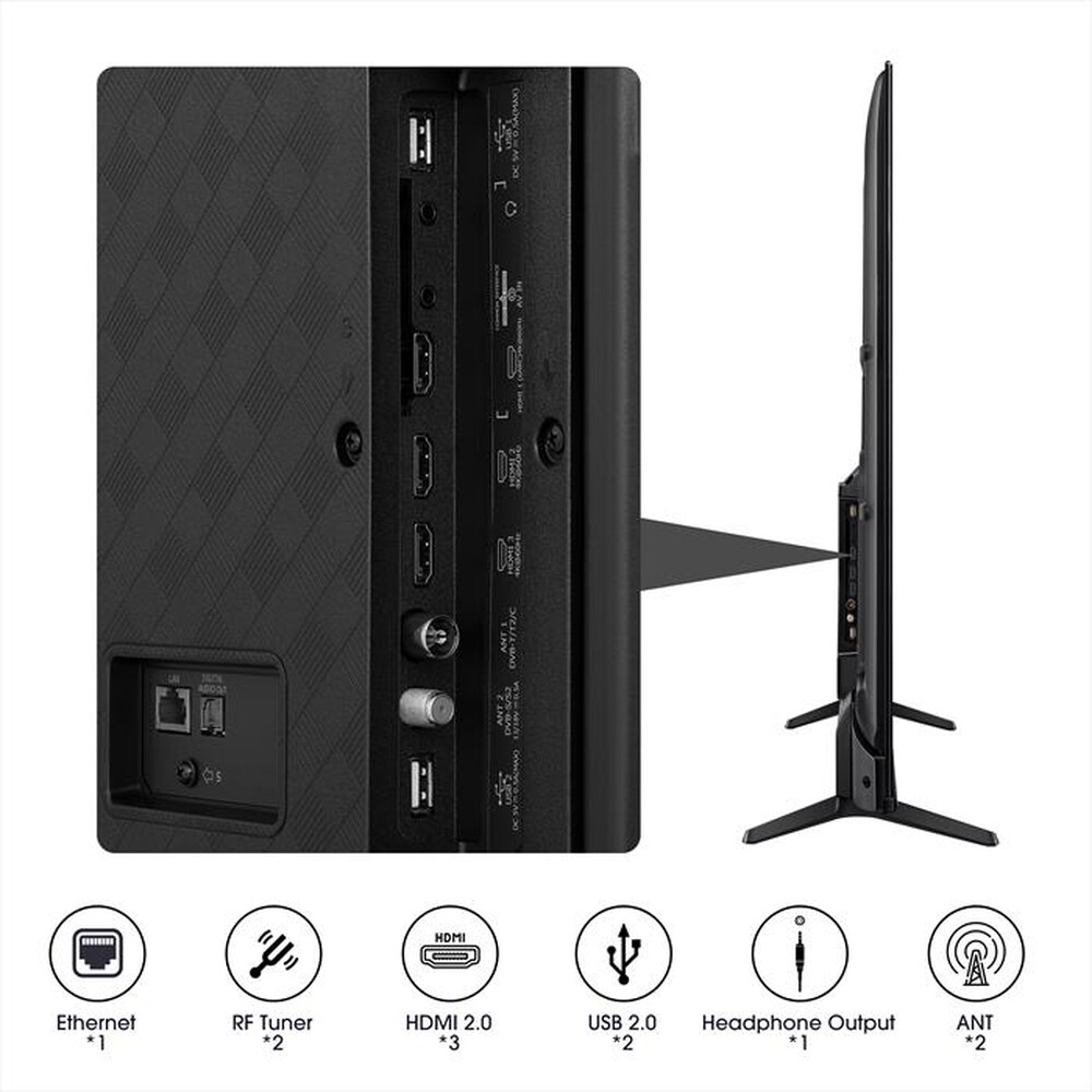 Immagine del prodotto HISENSE - Smart TV LED UHD 4K 75" 75A69K-Black