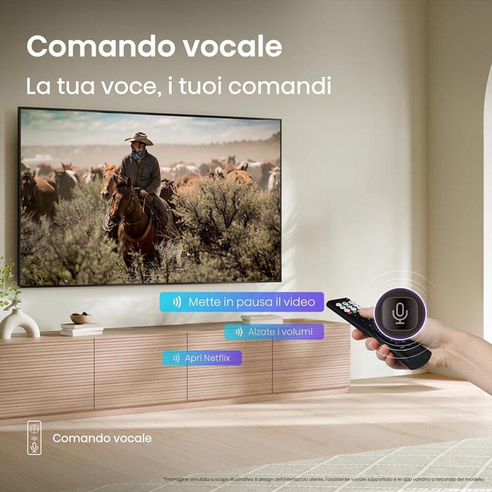 Immagine del prodotto HISENSE - Smart TV 85" 4K Ultra HD 85A69Q-NERO