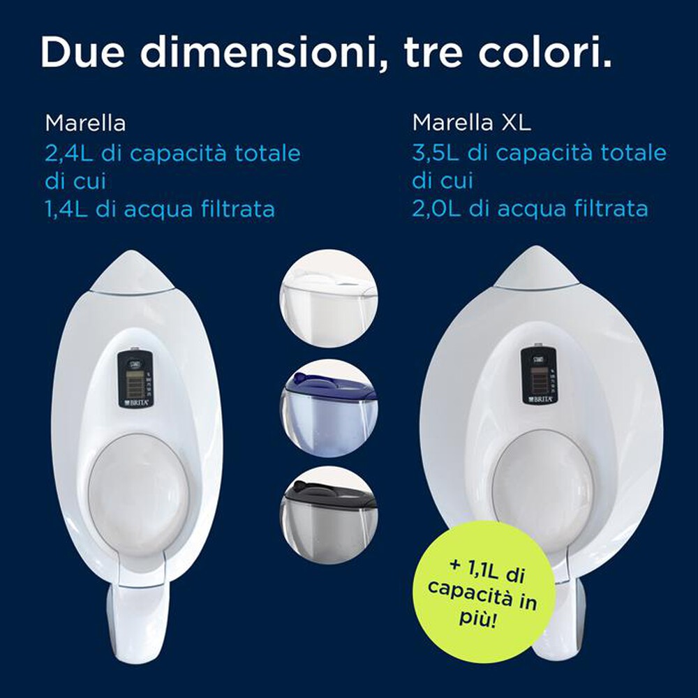 Immagine del prodotto BRITA - Caraffa filtrante MARELLA MXPRO-Bianco/trasparente