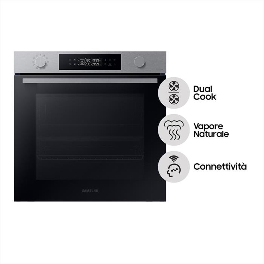 Immagine del prodotto SAMSUNG - Forno incasso elettrico NV7B44403BS/U5 Classe A+-INOX