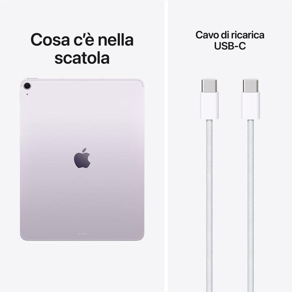 Immagine del prodotto APPLE - iPad Air 13" M4 WiFi + Cellular 128GB-Viola