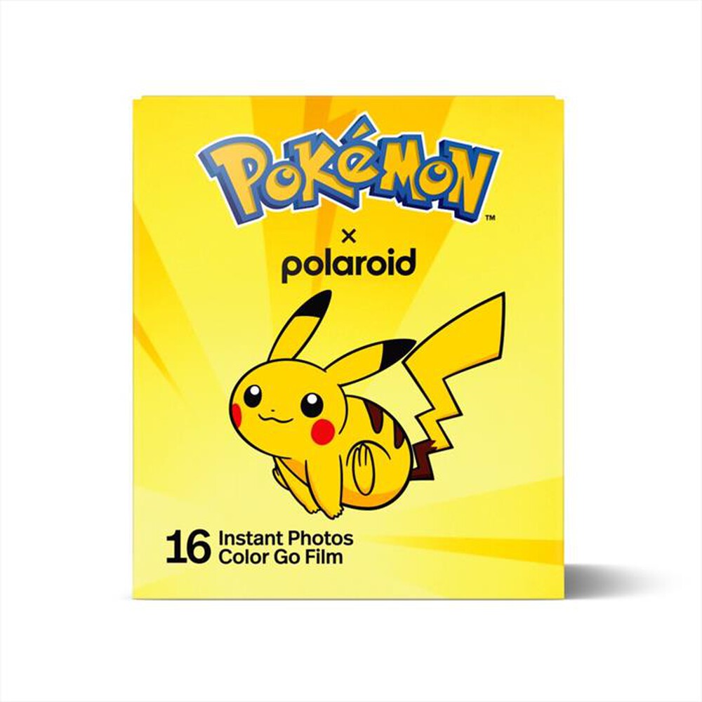 Immagine del prodotto POLAROID - 16 pellicole GO FILM COLOR DOPPIA - PIKACHU-Giallo