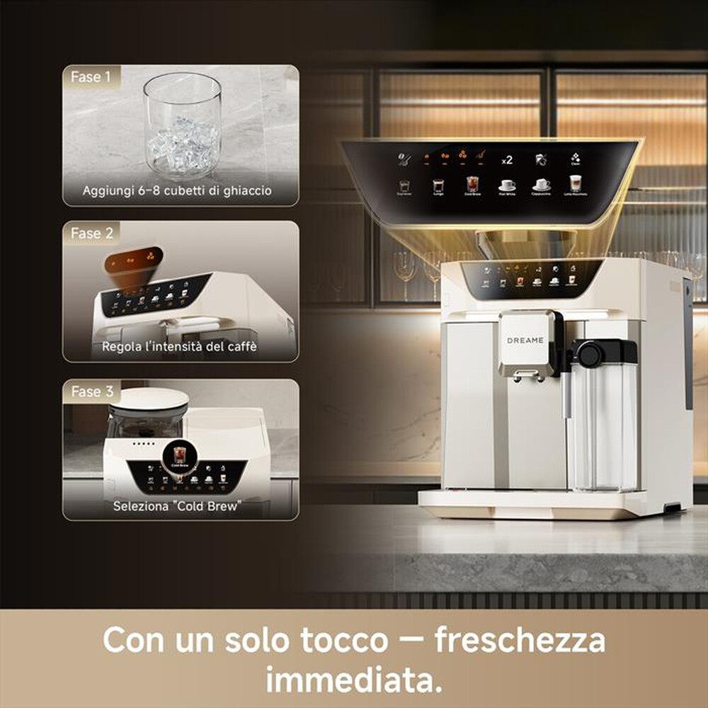 Immagine del prodotto DREAME - Macchina da caff&egrave; automatica ECCELUXE MASTER VIM-Bianco