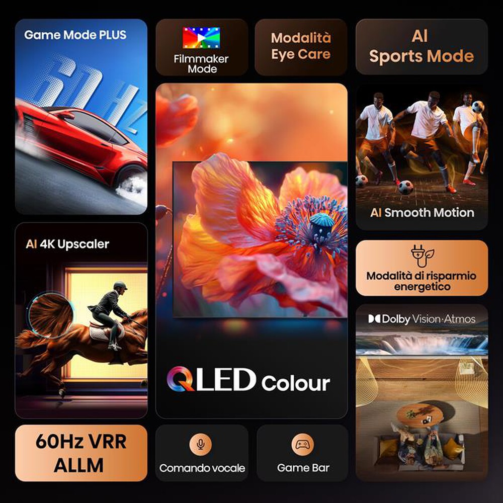 Immagine del prodotto HISENSE - Smart TV QLED 85" 4K QLED 85E79Q-NERO