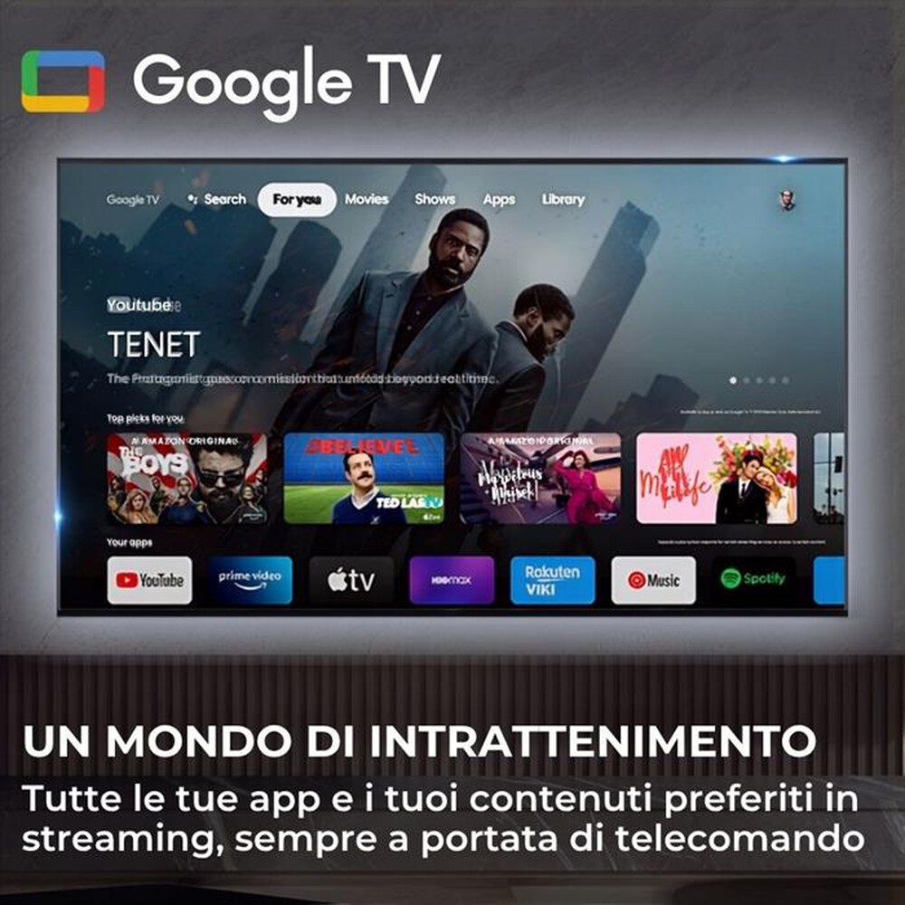 Immagine del prodotto HAIER - Smart TV QLED UHD 4K 75" H75M92FUX-Nero