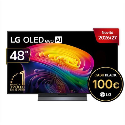 LG - Smart TV OLED 4K 48" EVO AI C6 PRO OLED48C66LB-Charcoal Black