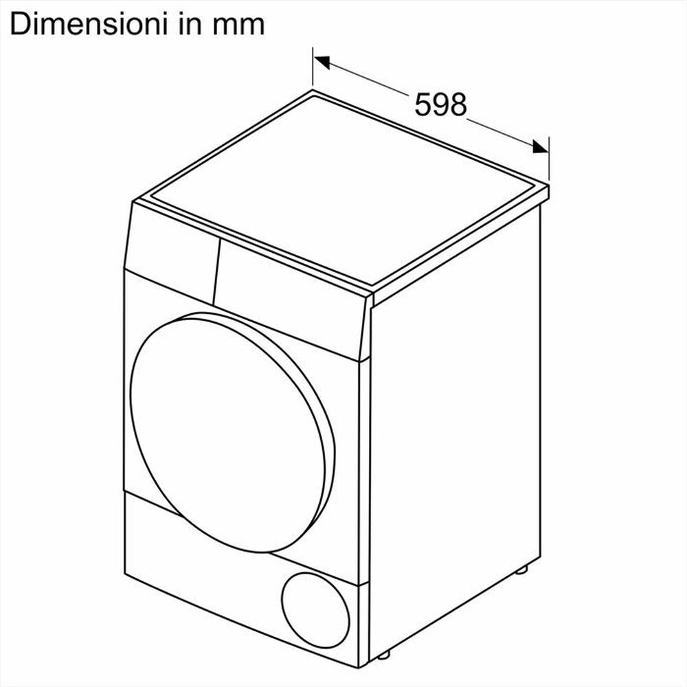Immagine del prodotto BOSCH - Asciugatrice WQG24109IT 9Kg Classe E-Bianco