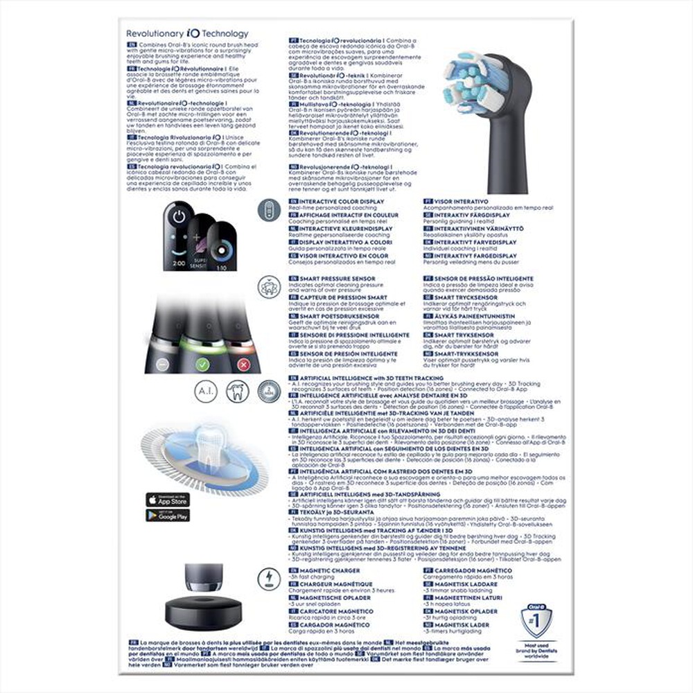 Immagine del prodotto ORAL-B - Spazzolino elettrico IO 9S-Nero