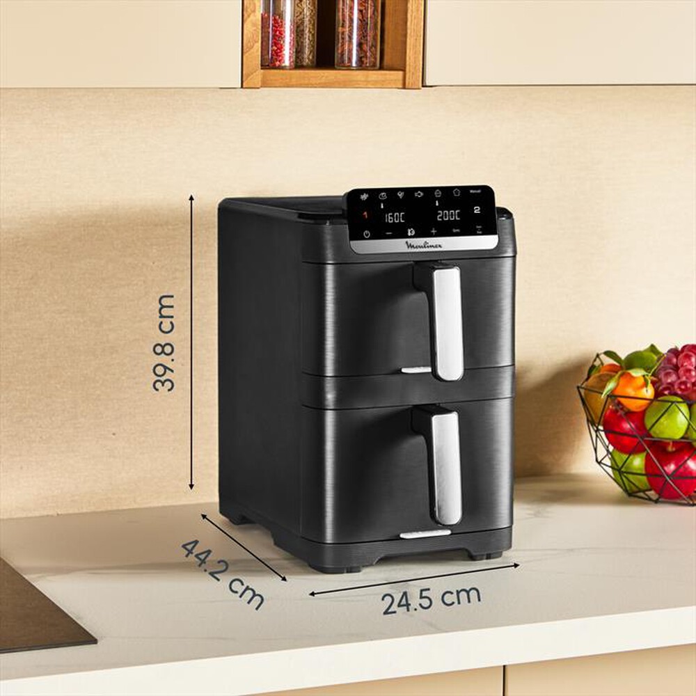 Immagine del prodotto MOULINEX - Friggitrice ad aria con doppia resistenza EZ7568F0-Nero