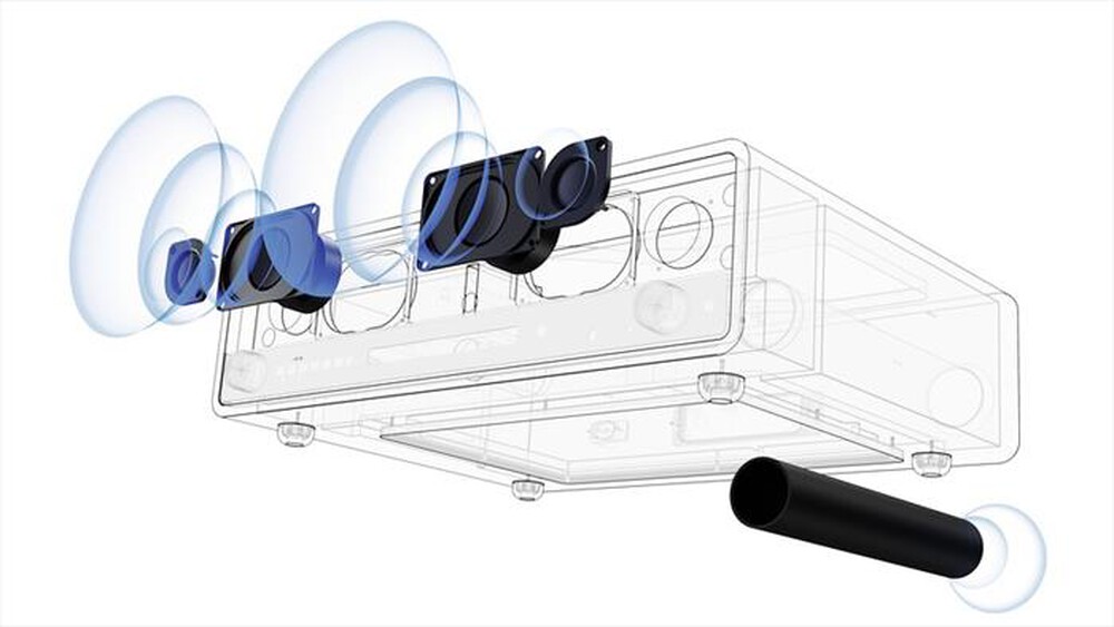 Immagine del prodotto PHILIPS - Giradischi all-in-one Bluetooth TAV5000/10-Black