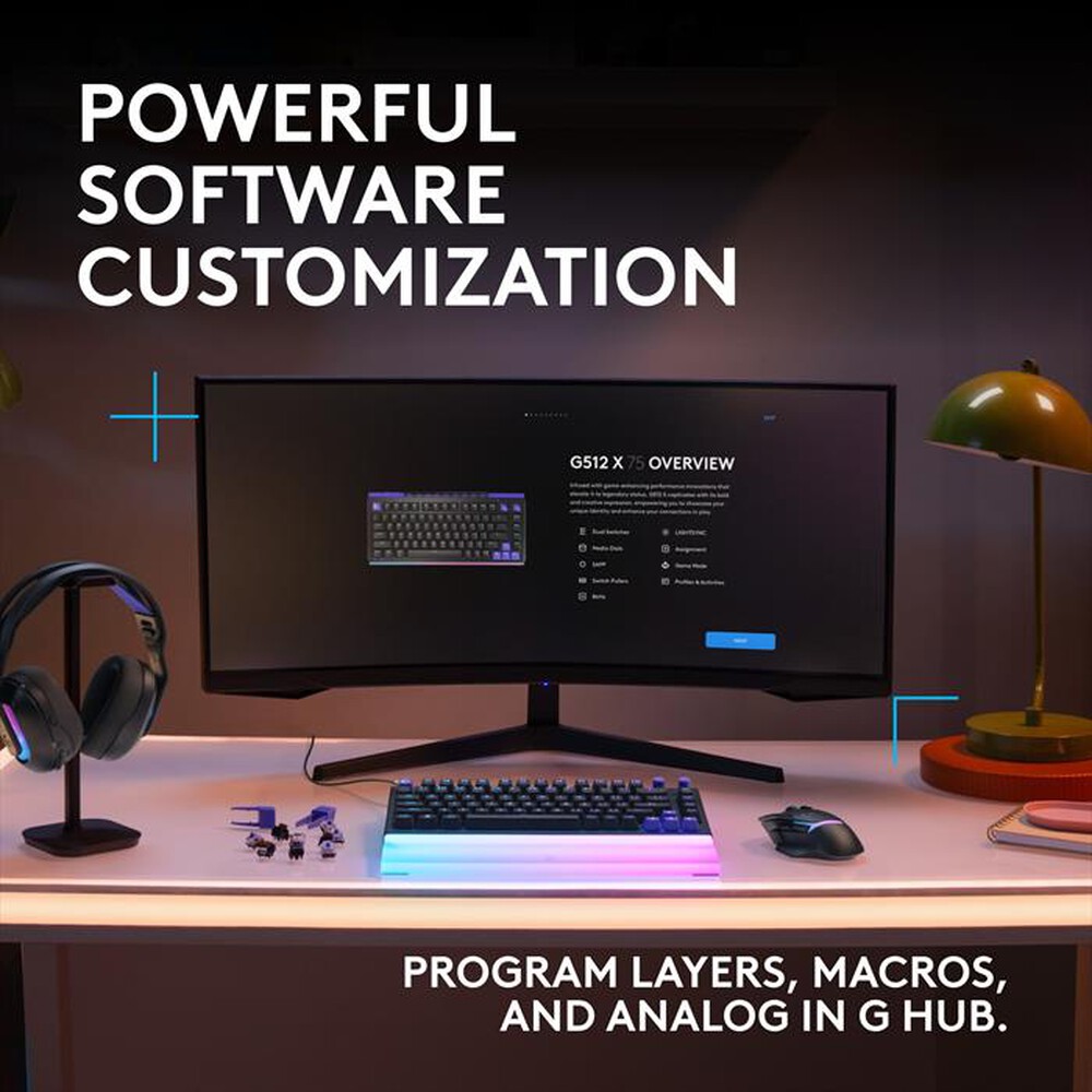 Immagine del prodotto LOGITECH - Tastiera Gaming G512 X 75-Nero
