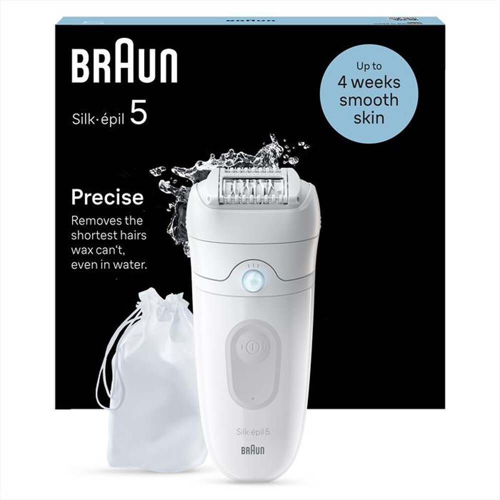 Immagine del prodotto BRAUN - Epilatore SILK-&Eacute;PIL 5 5-011-BIANCO/GRIGIO