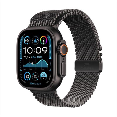APPLE - Watch Ultra 2 GPS + Cellular 49mm Titanio-Nero - Loop Milanese Nero - L