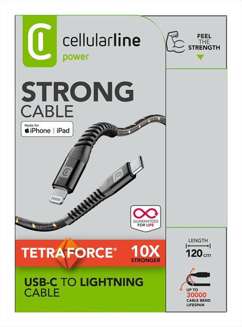 Immagine del prodotto CELLULARLINE - TETRACABC2LMFI1MK-Nero