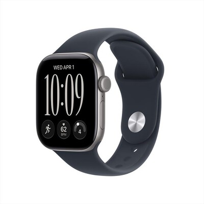 APPLE - Watch Series 12 GPS 42mm Alluminio Grigio Siderale-Sport Band Blu marino - S/M