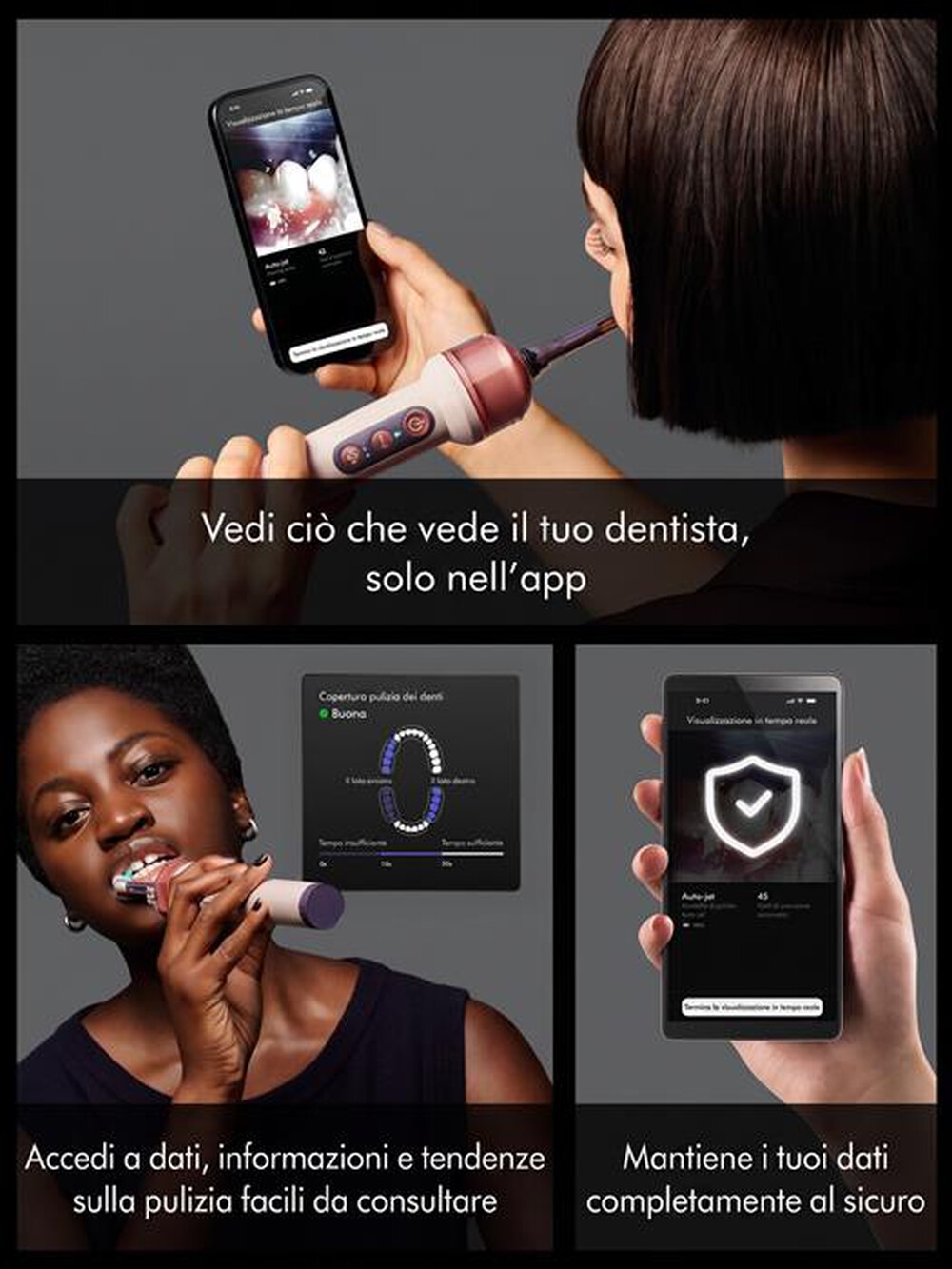 Immagine del prodotto DYSON - Spazzolino elettrico con idropulsore CameraJet-Ceramic Pink