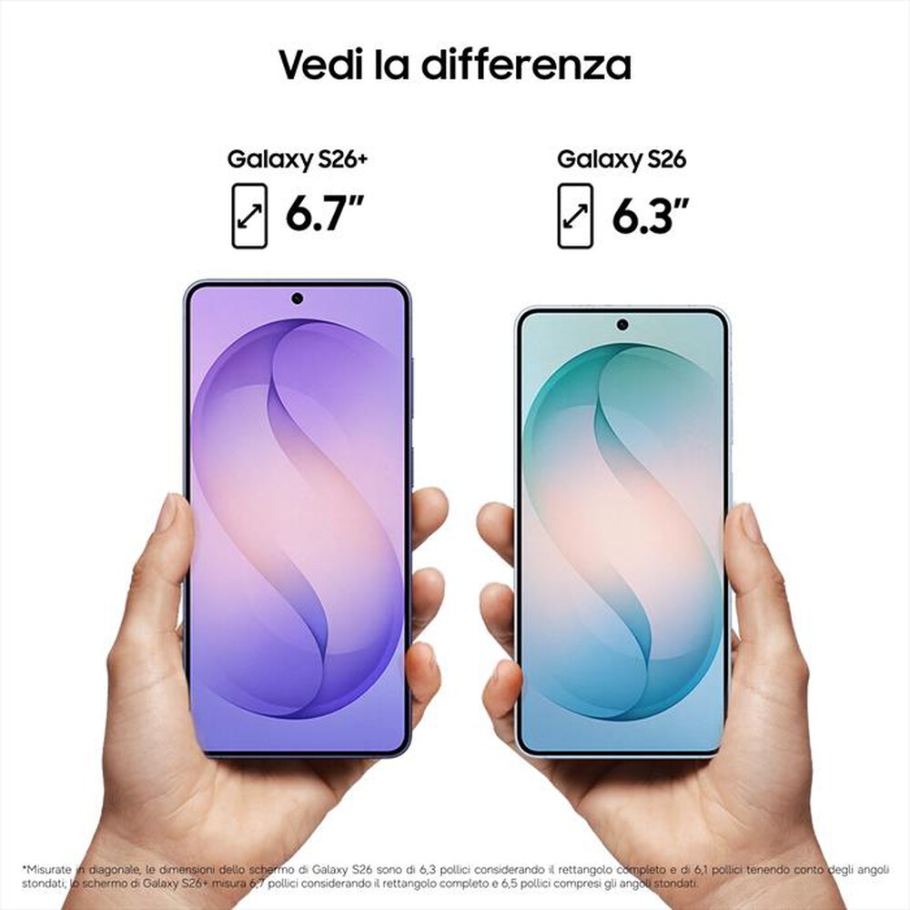 Immagine del prodotto SAMSUNG - Smartphone Galaxy S26 256GB/12GB-Black