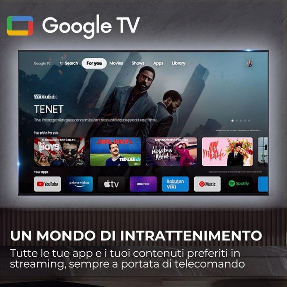 Immagine del prodotto HAIER - Smart TV QLED 4K 55" H55S80GUX-Nero